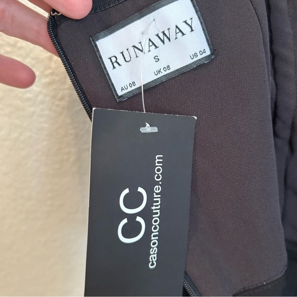 NWT, Runway The Label Women’s Nami Strapless Wide Leg Jumpsuit in Black, Size 4 - Picture 8 of 15